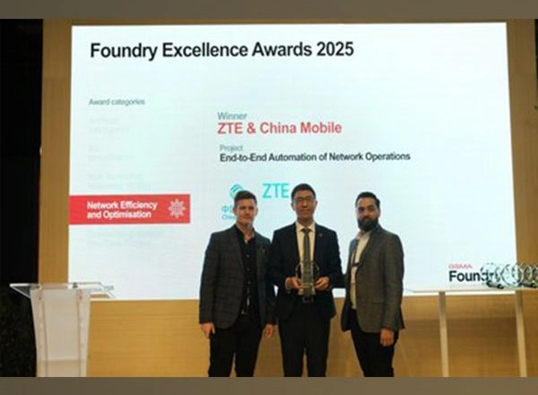 Business News | China Mobile and ZTE's Multi-Agent Collaboration Solution Wins GSMA Foundry Network Efficiency and Optimisation Award