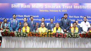 Business News | Changing Lives: SRMS Trust's Tuition Fee Waiver Scheme Empowers Meritorious, Underprivileged Students