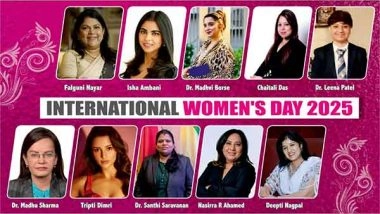 Business News | Meet Top 10 Indian Game-changer Women on This International Women's Day 2025