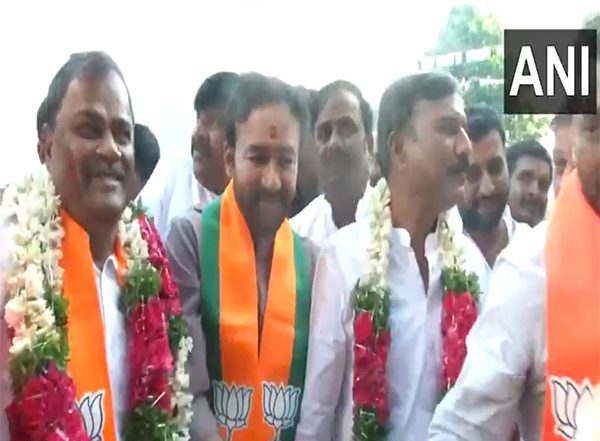 India News | Union Minister G Kishan Reddy Celebrates Telangana MLC Polls Win