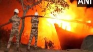 India News | Odisha: Fire Engulfs Several Boats at Paradip Fishing Port in Jagatsinghpur; No Casualties Reported