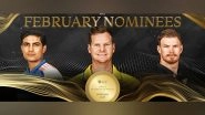 Sports News | ICC Player of the Month Nominees Announced: Shubman Gill, Glenn Phillips, Steve Smith Shortlisted for Feb 2025 Award