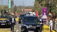 India News | PM Modi Holds Massive Roadshow in Silvassa