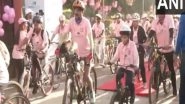 India News | Fit India Pink Cyclothon Season 2 'Shashakt Nari' Flagged off in Delhi on International Women's Day