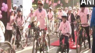 India News | Fit India Pink Cyclothon Season 2 'Shashakt Nari' Flagged off in Delhi on International Women's Day
