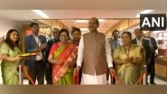 India News | Om Birla Inaugurates Exhibition Depicting Women Members of Constitution Assembly in Parliament House Annexe