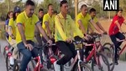 India News | Union Minister Mansukh Mandaviya Participates in 'Fit India Cycling' Event