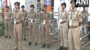India News | Gujarat: Women Police Officials Take Charge of Security Arrangements in Navsari Ahead of PM Modi's Visit