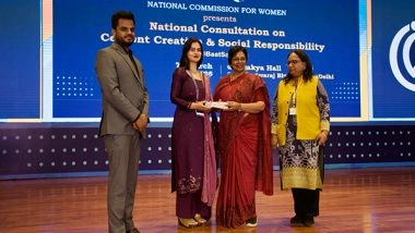 India News | NCW Felicitates Former Mrs India Mehak Suri on International Women's Day