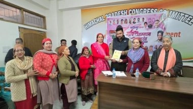 India News | Himachal Congress Celebrates International Women's Day, Felicitates Women for Their Contributions