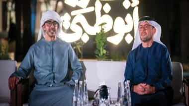 World News | Abdullah Bin Zayed Meets Leaders, Employees of Government Entities at Barzat Abu Dhabi