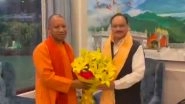 India News | Yogi Adityanath Makes Courtesy Call on BJP President Nadda