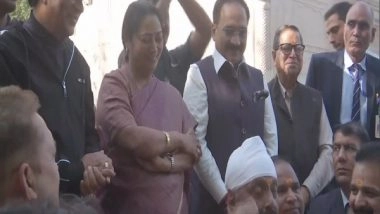 India News | Delhi CM Rekha Gupta, Virendraa Sachdeva and Other BJP Leaders Attend Spring Festival at Lodhi Garden