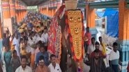 India News | Thousands of Devotees Participate in Poochorithal Festival at Samayapuram Mariamman Temple