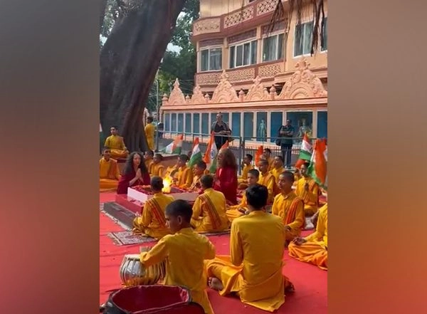 India News | Parmarth Niketan Ashram Perform 'havan' for India's Victory in Champions Trophy Final