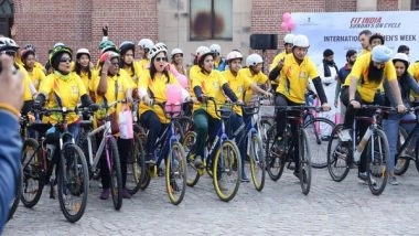 Sports News | Women's Day Special Fit India Sundays on Cycle Held Across Nation