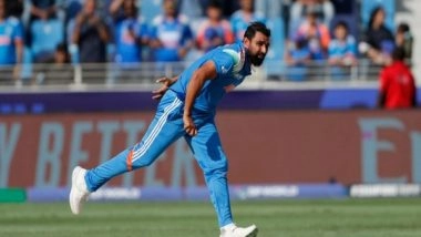 Sports News | CT 2025: India's Seasoned Speedster Mohammed Shami Scripts Unwanted Record Against NZ in Final
