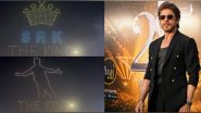 Entertainment News | IIFA 2025: Drones Illuminate Jaipur Sky with SRK's Signature Pose, as He Wraps Up Award Show with Magical 'Chaiyya Chaiyya' Performance