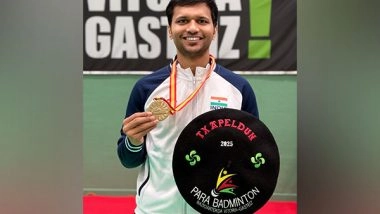 Sports News | Sukant Kadam Clinches Gold at Spanish Para Badminton International 2025 - II