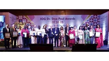 Business News | Apeejay Stya and Svran Group Organises 11th IOG Dr. Stya Paul Awards 2024-25