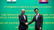 World News | India, Cambodia Hold 3rd Foreign Office Consultations in Siem Reap
