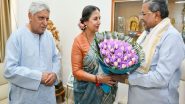 Entertainment News | Karnataka CM Siddaramaiah Honours Shabana Azmi with Lifetime Achievement Award at 16th Bengaluru International Film Festival