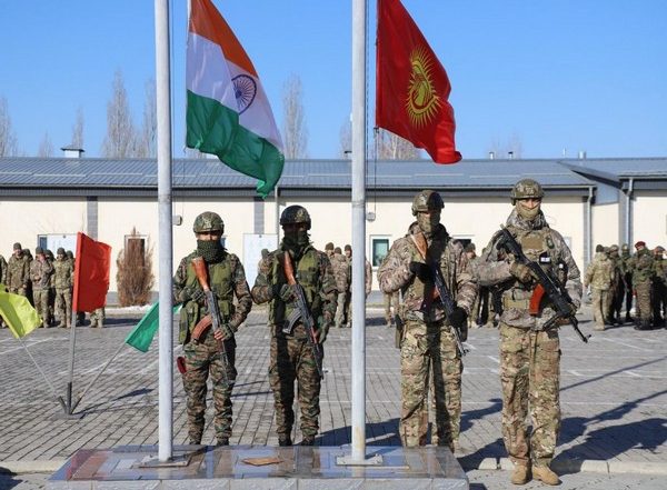 World News | India, Kyrgyzstan Joint Military Exercise 'Khanjar-XII' Begins in Tokmok