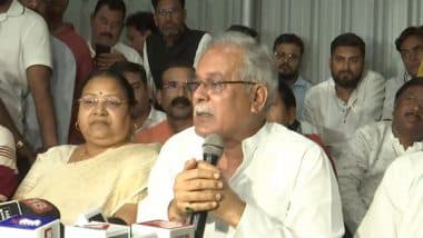 India News |  BJP Uses Probe Agencies to Trouble Others: Bhupesh Baghel After ED Raids at His Home