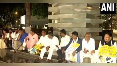 India News | Odisha: Congress MLAs Protest in Assembly Premises Against 'rise' in Crimes Against Women