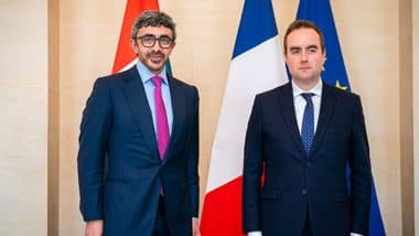 World News | UAE Foreign Minister Abdullah Bin Zayed Meets French Minister of Armed Forces in Paris