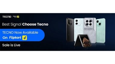 Business News | TECNO's Latest Smartphone Lineup Now Available on Flipkart with Exciting Offers