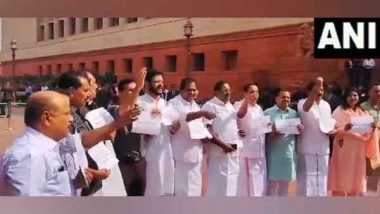 India News | Kerala MPs Protest in Parliament in Support of ASHA Workers