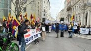 World News | Tibetan Diaspora Organises Protest in Vienna on 66th Anniversary of Uprising Day