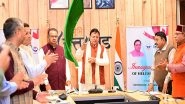 India News | Uttarakhand CM Dhami Inaugurates Helicopter Services on Nainital, Bageshwar Routes