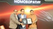 Business News | Nitin Gadkari Graces 'Honoring the Stars of Homoeopathy' Felicitation by Burnett Homeopathy Pvt. Ltd.