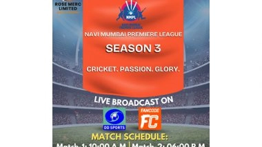 Business News | Navi Mumbai Premier League (NMPL) Season 3