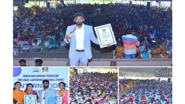 Business News | Historic Aari Workers Conference 2025 Sets World Record with 5000 Plus Women