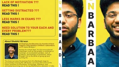 Business News | Famous Educator Shobhit Nirwan's 'Unbarbaad' Becomes Instant Bestseller, Securing #1 Spot Within One Minute of Launch
