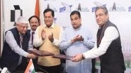 Business News | NHLML , IWAI Sign Treaty for State-of-art Multi-modal Logistics Park in Varanasi