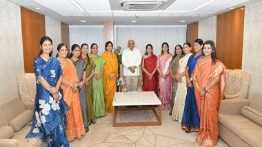 India News | Gujarat CM Bhupendra Patel Gives Additional Grant of Rs 2 Crore to Women MLAs for Development Work