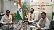 Business News | Wages of  Khadi Artisans Will Be Increased by 20% from April 1, Annouces KVIC Chairman