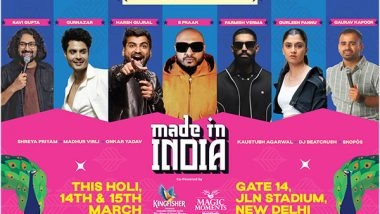 Business News | Made In India Fest 2025: The Ultimate Holi & Comedy Festival Comes to Delhi