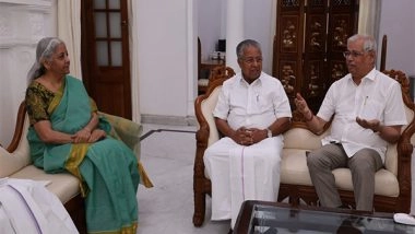 India News | Kerala CM, Governor Meet Union Minister Nirmala Sitharaman in Delhi