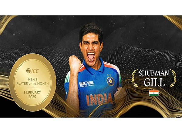 Sports News | Shubman Gill Wins February's ICC Men's Player of the Month Award