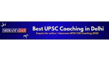 Business News | SRIRAM's IAS: The Premier Destination for UPSC Aspirants in Delhi