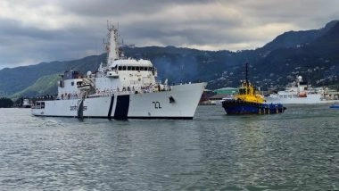 World News | ICGS Saksham's Visit to Seychelles Strengthens Maritime Cooperation