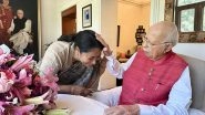 India News | Delhi CM Rekha Gupta Meets Lal Krishna Advani at His Residence in New Delhi