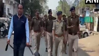 India News | Noida Police Conducts Flag March Ahead of Holi and Friday Prayer