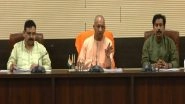 India News | UP CM Yogi Adityanath Holds Meeting with Police and Other Officials in Varanasi