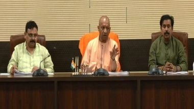 India News | UP CM Yogi Adityanath Holds Meeting with Police and Other Officials in Varanasi